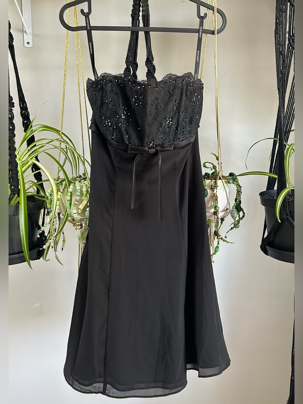 Black Strapless Cocktail Dress